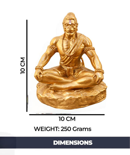 Yadava Bahubali Hanuman Ji Idol Resin Figurine for Dashboard Home Mandir Décor, 200g - ingredients panel