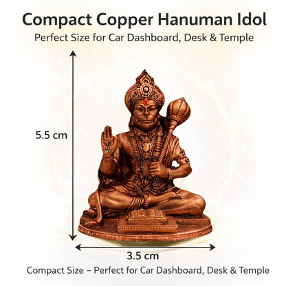 Yadava Bahubali Hanuman Ji Idol Resin Figurine for Dashboard Home Mandir Décor, 200g - label detail (63)