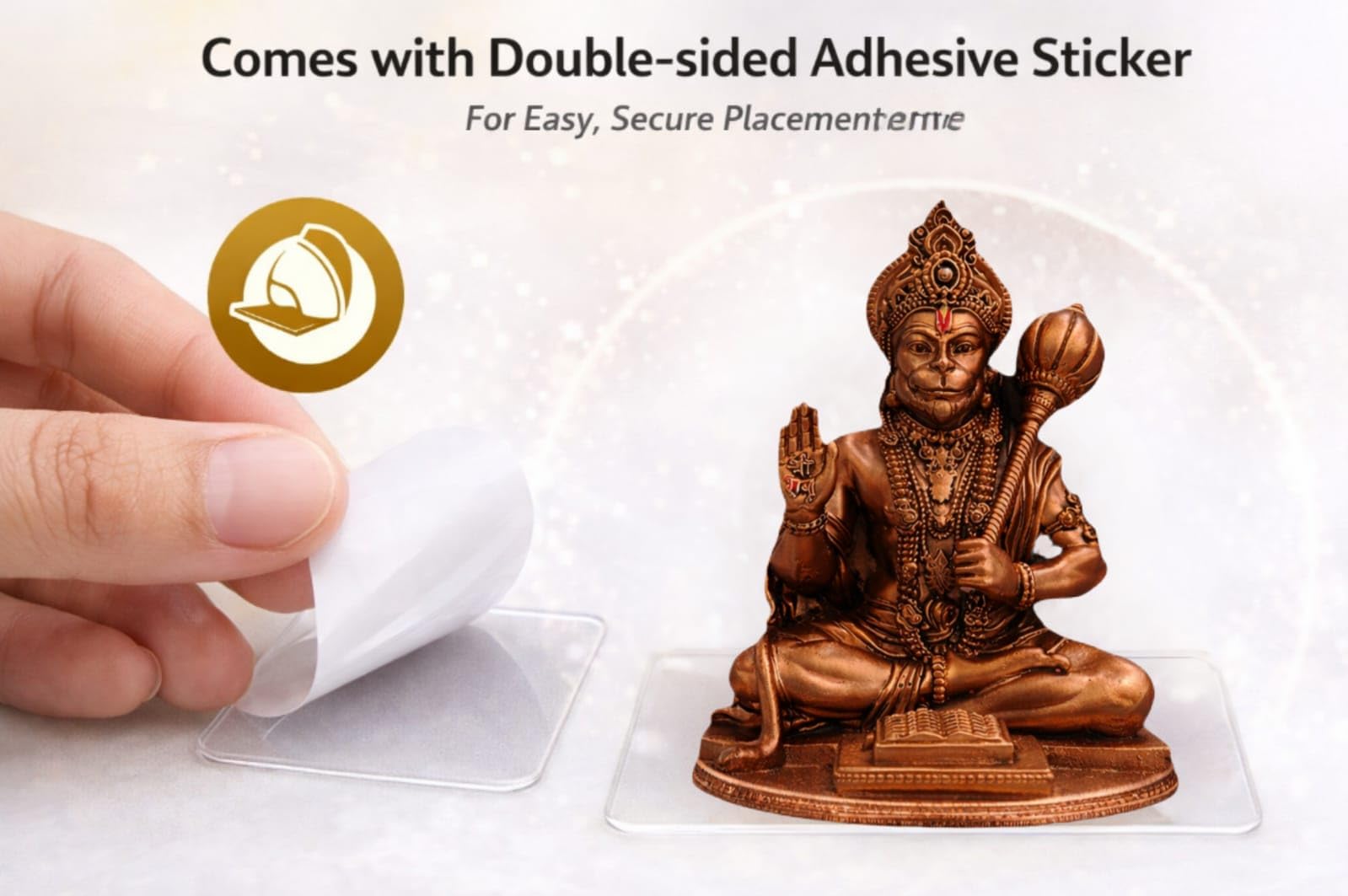 Yadava Bahubali Hanuman Ji Idol Resin Figurine for Dashboard Home Mandir Décor, 200g - ingredients panel (64)