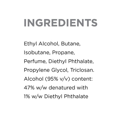 Yardley London Gentleman Classic Deodorant Body Spray for Men, 150ml - ingredients panel