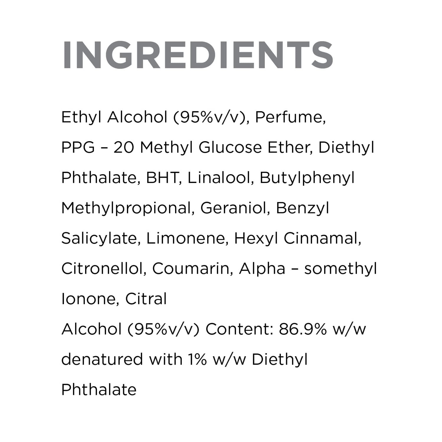 Yardley London Gentleman Royale Perfume for Men 100ml Modern Personal Fragrance - ingredients panel