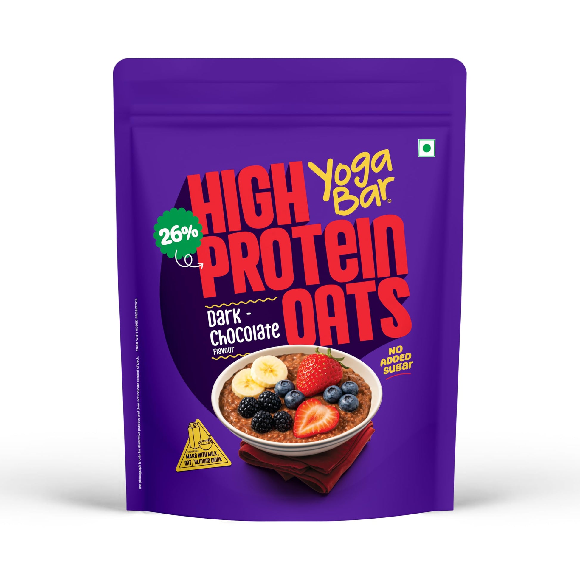 Yogabar Wholegrain Breakfast Muesli - Dark Chocolate and Cranberry, 700g (Super Saver Pack) (9)