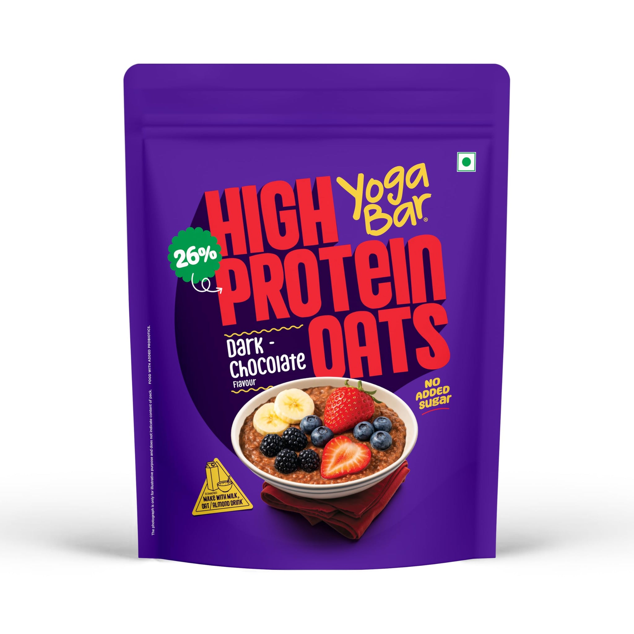 Yogabar Wholegrain Breakfast Muesli - Dark Chocolate and Cranberry, 700g (Super Saver Pack) (9)