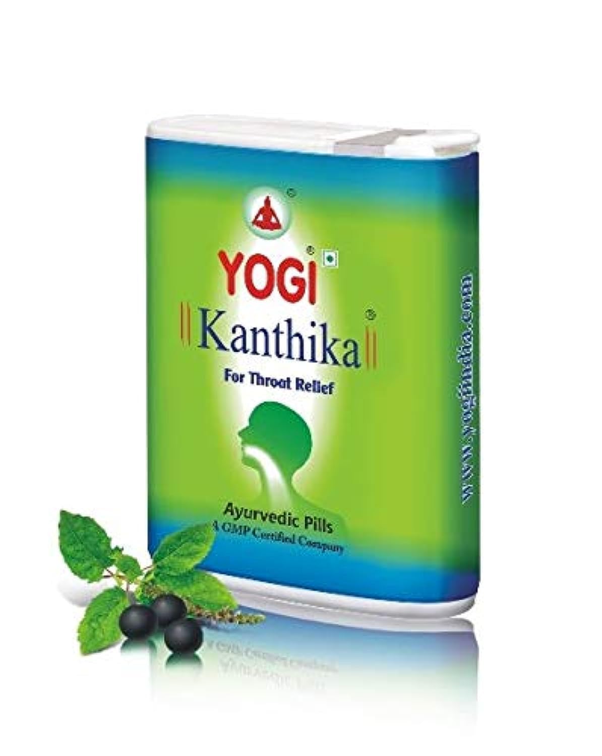 Yogi Kanthika Ayurvedic Throat Relief Pills, 280 Count, Sugar-Free, 30g, Adult