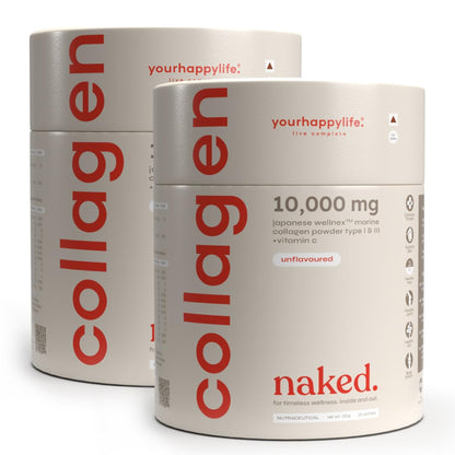 yourhappylife Japanese Marine Collagen Powder Type 1 & 3 Hydrolyzed 250g Unflavoured Supplement (10)