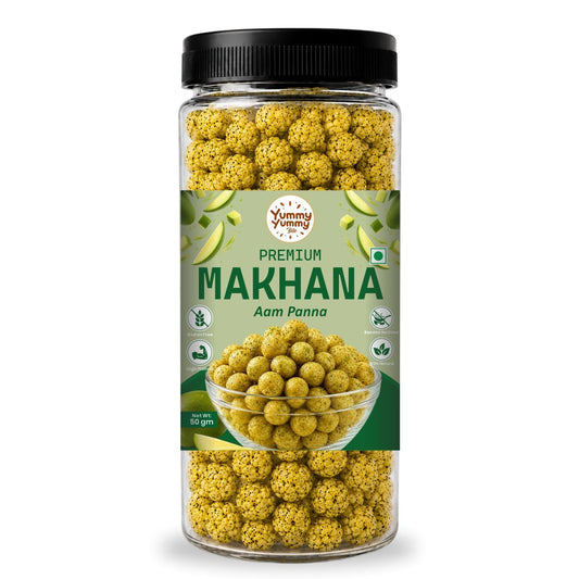 Yummy Yummy Bite Roasted Makhana, Puffed Snack, Gluten Free, High Fiber