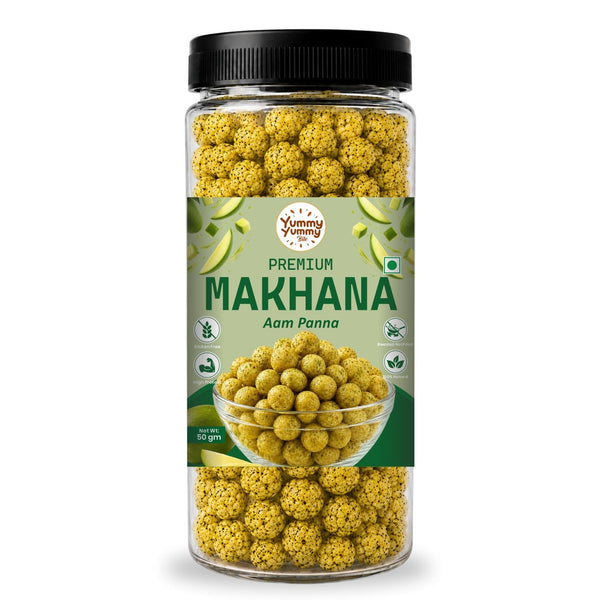 Yummy Yummy Bite Roasted Makhana, Puffed Snack, Gluten Free, High Fiber