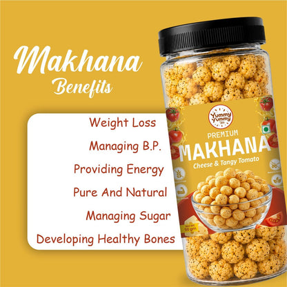 Yummy Yummy Bite Roasted Makhana, Puffed Snack, Gluten Free, High Fiber - packaging (10)