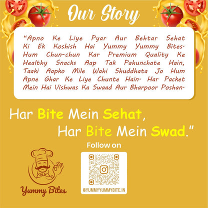 Yummy Yummy Bite Roasted Makhana, Puffed Snack, Gluten Free, High Fiber - label detail (11)