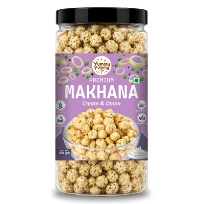 Yummy Yummy Bite Roasted Makhana, Puffed Snack, Gluten Free, High Fiber (17)