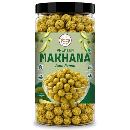 Yummy Yummy Bite Roasted Makhana, Puffed Snack, Gluten Free, High Fiber (6)