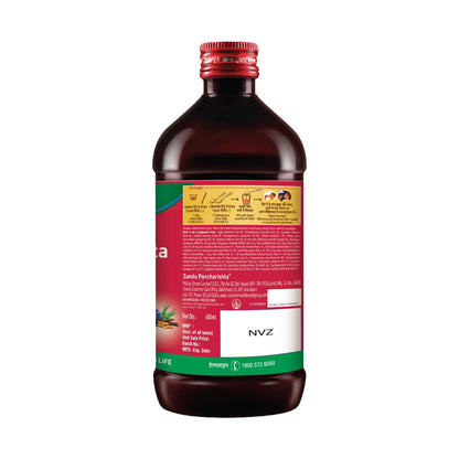 Zandu Pancharishta Ayurvedic Tonic, 35 Herb Formula, Herbal Supplement - size and scale (18)