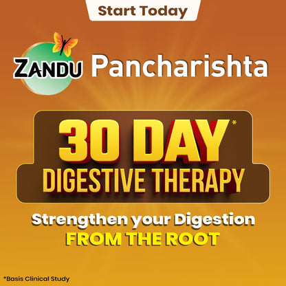 Zandu Pancharishta Ayurvedic Tonic, 35 Herb Formula, Herbal Supplement - back view