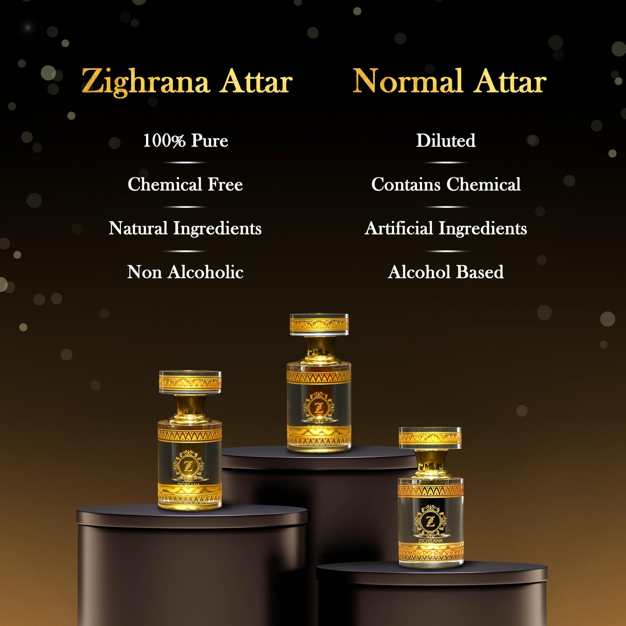 Zighrana Hina Attar Non-Alcoholic Natural Perfume, Unisex Adult, Modern Style, Kannauj Origin, Multiple Sizes - packaging (25