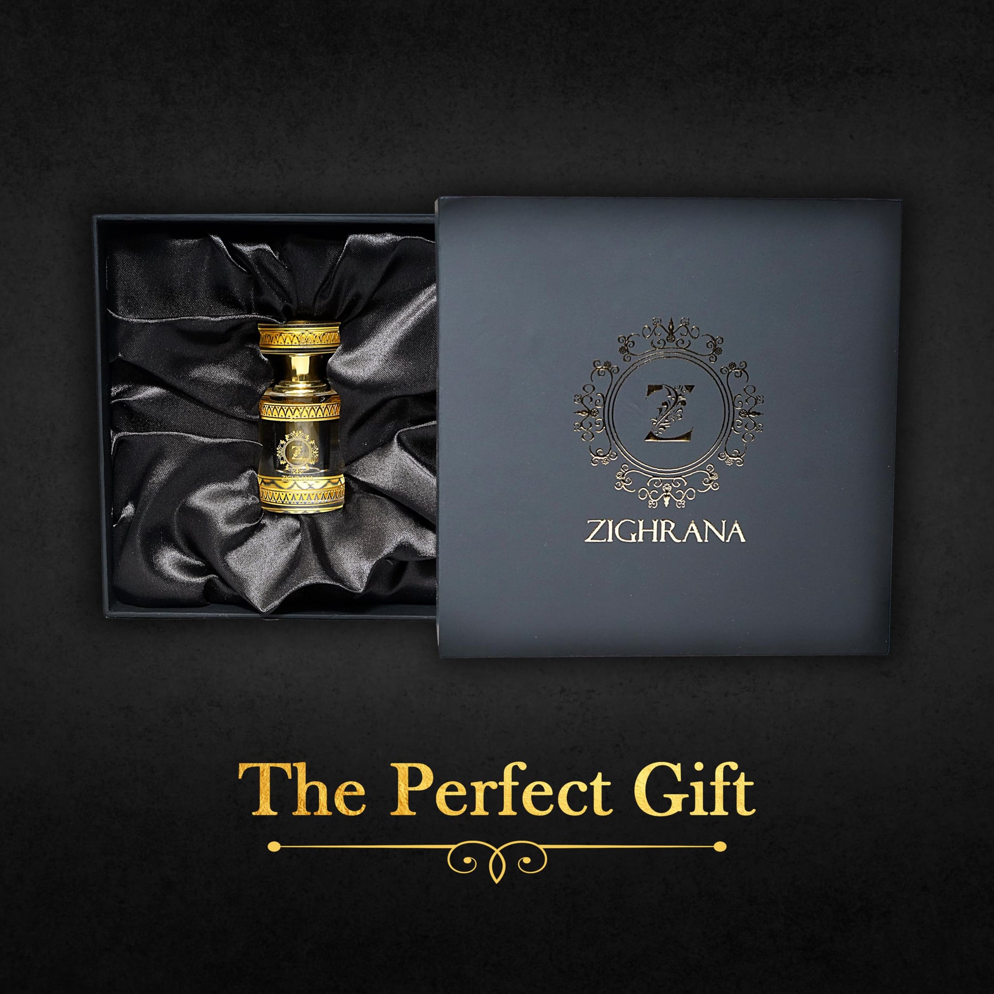 Zighrana Hina Attar Non-Alcoholic Natural Perfume, Unisex Adult, Modern Style, Kannauj Origin, Multiple Sizes - label detail