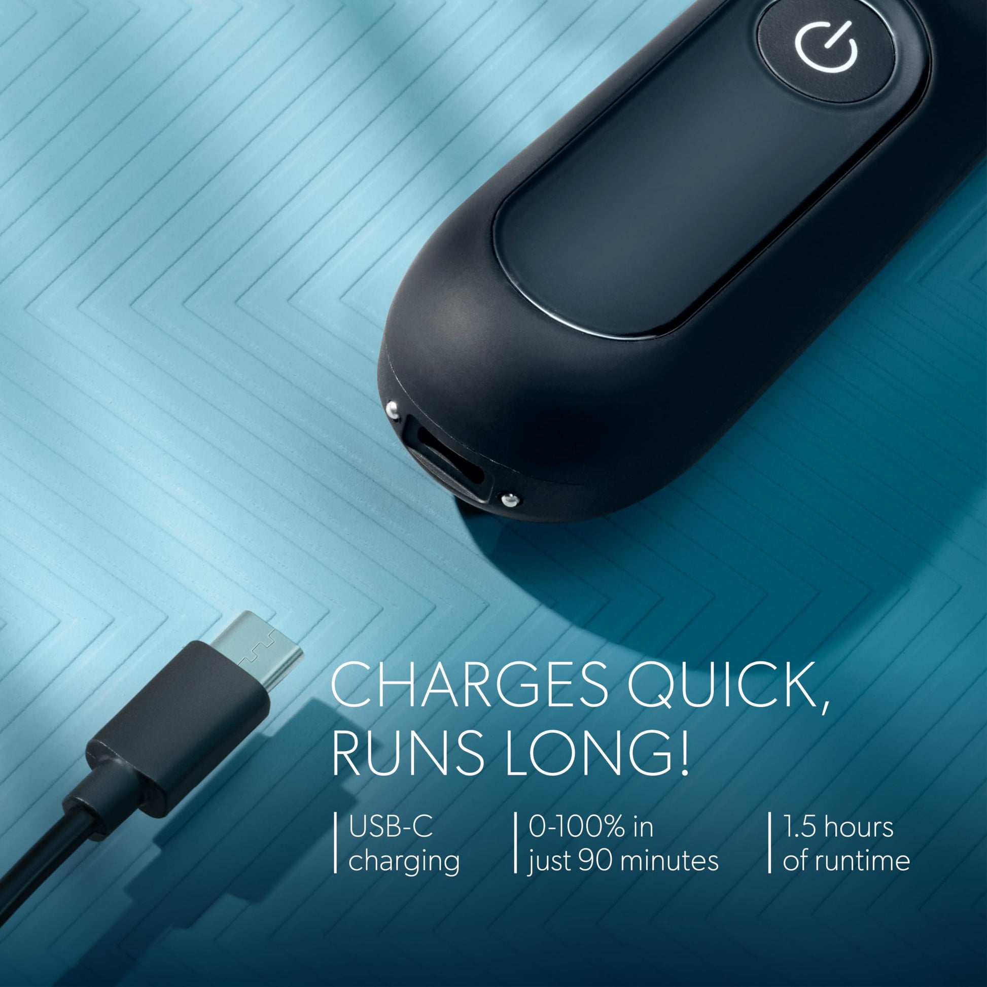 ZLADE Ballistic Pro Full Body Trimmer for Men, IPX7 Waterproof, 7000 RPM Motor, 90 Min Runtime, USB-C Fast Charging - packagi