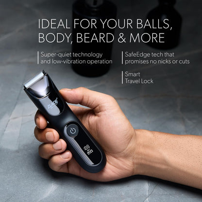 ZLADE Ballistic Pro Full Body Trimmer for Men, IPX7 Waterproof, 7000 RPM Motor, 90 Min Runtime, USB-C Fast Charging - close-u